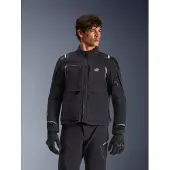 Alpinestars Andes Pro, veste textile DrystarXF ,Noir/Gris Foncé ,XXL