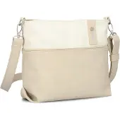 Zwei Sacs à main 'JANA J8' beige / blanc