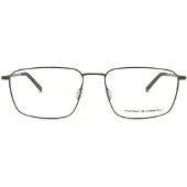 Porsche Design Lunettes de Vue P8760 58/17/145 Grey, black Metallo MAN P8760