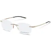 Porsche Design Lunettes de Vue P8362 55/17/145 Gold Metallo MAN P8362