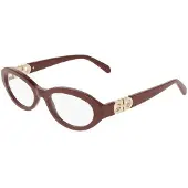Ferragamo Lunettes de Vue SF3057 54/19/145 Burgundy Acetate WOMAN SF3057