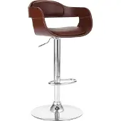 Prolenta Maison Exclusive - Tabouret de bar en similicuir marron