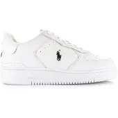 Ralph Lauren Baskets basses 'Masters Court' noir / blanc