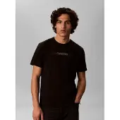 Calvin Klein T-Shirt gris clair / noir / blanc