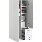 Giga 10640 Armoire SPACE Armoire à portes blanches