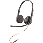 HP Poly C3225 Headset Argenté