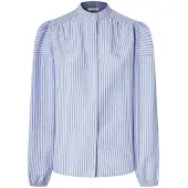 Pepe Jeans pour femme. PL3051304 Blouse Margot bleu (XL), Casuel, Polyester, Manche longue