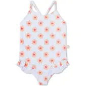Swim Essentials Filles, Maillot de bain, Maillot de bain fille 110/1 Flower Hearts, Multicolore, (110, 116)
