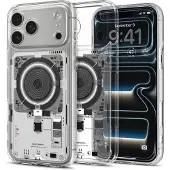 Spigen Ultra Hybrid Mag Magsafe Iphone 17 Pro Phone Case Clair