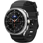 Spigen WBS2 (20 mm, 22 mm, 40 mm, 44 mm, 46 mm, Métallique, Silicone, TPU), Sangles de montre, Noir
