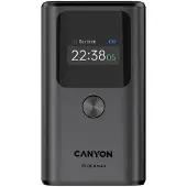 Canyon OnPower 130 - Batterie externe - - écran - entrée USB-C - 2 sorties PD 30 W - batterie