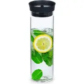 Excellent houseware Carafe en verre borosilicaté, 1 l, Conteneurs de service, Transparent