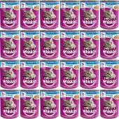 Whiskas Adult boîte 12x400 g - aliment complet humide pour chats adultes, morceaux de thon en gelée