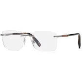 Chopard Lunettes de Vue VCHL74 60/17/150 Rutenio lucido totale Metallo MAN VCHL74