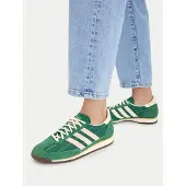 Adidas Originals Baskets basses 'SL 72' vert / blanc cassé
