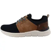 Mustang - Chaussures pour hommes - Mocassins - Bleus - Décontractées