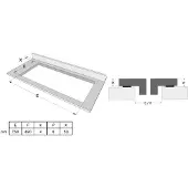 NOVY 1724 Power inductie 4 zones 78 cm facet 5 mm