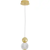 Nova Luce BRILLE LED Suspension or 7W blanc neutre 120x11cm 9511020