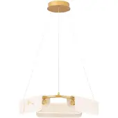 Nova Luce Aider - lampe suspendue - Ø 63 x 130 cm - 34W dimmable LED inclus - laiton doré