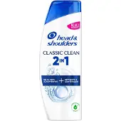 Head-Shoulders Shampoing anti-pellicules Head & Shoulders 2-en-1, formule classique, Nettoyant, 225 ml