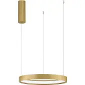 Nova Luce Suspension ronde Perrine or Ø 40cm