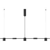 Lyora Suspension noire Nordik Motif 127cm