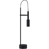 Nova Luce Joy - lampe de table avec interrupteur - Ø 10,5 x 54,5 cm - 7W LED inclus - noir sable