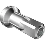 Dt Swiss Aluminum Hidden F 2.0/fg 2.3 Bike Nipples Argenté 12 mm