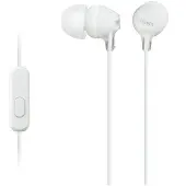 Sony MDR-EX15AP Ecouteurs intra-auriculaires (avec fonction casque, microphone intégré) blanc
