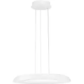 Nova Luce Suspension moderne Epos Ø 60cm blanc