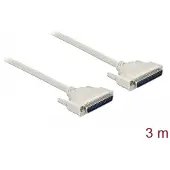 DeLOCK Câble série D-Sub 37 fiche mâle-fiche mâle 3 m -