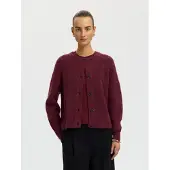 Selected Lulu Cardigan Rouge XL Femme