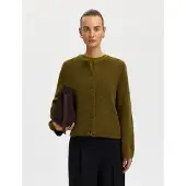 Selected Lulu New Cardigan Vert XL Femme