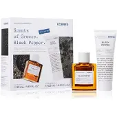 Korres Coffret Cadeau Poivre Noir pour Homme Eau de Toilette 50 ml + Baume Après-Rasage 125 ml