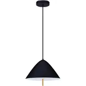Nova Luce Oros - lampe suspendue - Ø 40 x 150 cm - 17W LED inclus - noir sablé