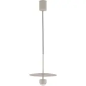 Nova Luce Edem - lampe suspendue - Ø 30 x 217 cm - 8W LED inclus - beige