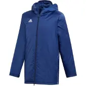 Adidas Unisexe, Veste de running, Veste Core 18 Stadium pour enfants (128), Bleu, Blanc, 128