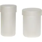 Hubsch Bocal Avec Couvercle En Verre Dépoli Blanc (X2)