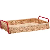Hubsch Joli Plateau Attelle Rouge/naturel | 991913
