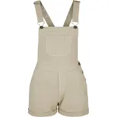 Urban Classics Salopette en jean blanc denim