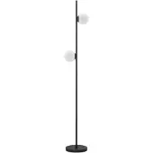 Nova Luce NUVOLE LED Lampadaire noir 16W blanc chaud 28,5x25x169,5cm 9061437