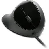 Kensington Pro Fit Ergo - Maus - ergonomisch - 5 Tasten - kabelgebunden - USB - Schwarz - retail