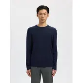 Selected Pull-over 'SLHTRAY' bleu nuit