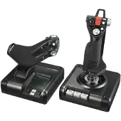 Saitek Joystick - Filaire - G - X52 Pro Flight Control Panel - Compatible PC - Noir