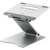 Alogic Elite Plus Höhenverstellbarer Laptop-Ständer, Support pour notebook, Argent