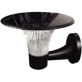 V-TAC Applique solaire à détecteur - IP65 Waterproof - Noir - 15W- 1900 Lumens - 6000K + 4000K