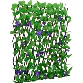 vidaXL Treillis avec lierre artificiel extensible vert 180x70 cm