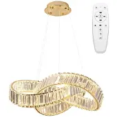 Toolight Lampe Suspendue Led APP1538-CP Gold