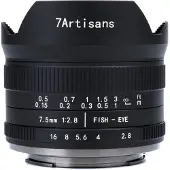7artisans 7.5 mm F2.8 mark II Sony (E Mount) noir