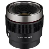 Samyang V-af 45 Mm T1.9 Sony Fe Camera Lens Argenté